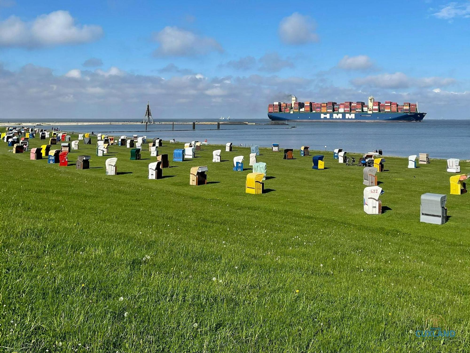 Urlaub Mit Seesicht Haus Nautic Whg. 201 Cuxhaven Exterior photo